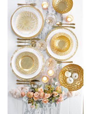 Rufolo Glass Honeycomb Service Plate Charger