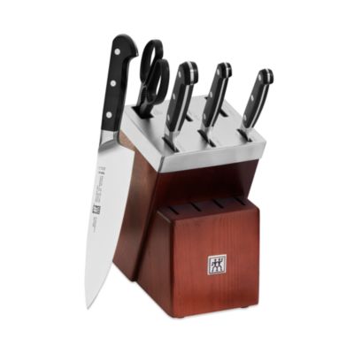 ZWILLING Pro Self-Sharpening Knife Block Set, 7 Pieces