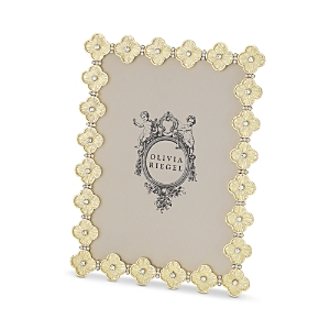 Olivia Riegel Gold Clover Picture Frame, 5 X 7