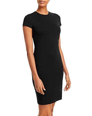 Atm Anthony Thomas Melillo Jersey Tee Dress In Black