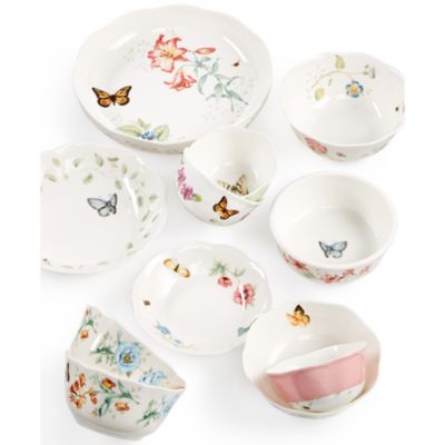 Butterfly Meadow Melamine Bowls, Set of 4