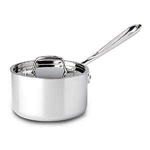 All Clad Stainless Steel 1.5 Quart Sauce Pan with Lid (011644502256 Home) photo