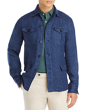 SID MASHBURN COTTON WATERcolour CAMO SHIRT JACKET