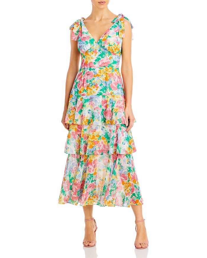 WAYF Hampton Tiered Midi Dress | Bloomingdale's