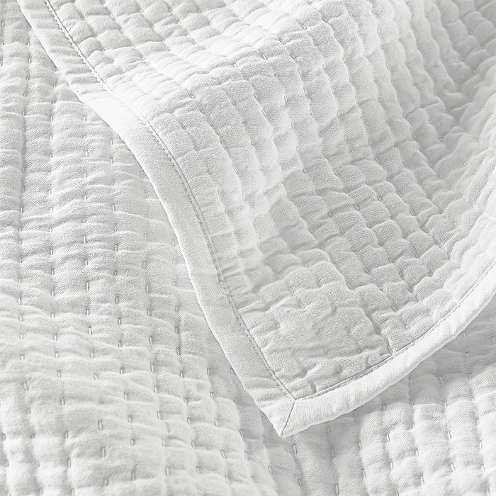 Shop Sky Pickstitch Coverlet Set, King - 100% Exclusive In White