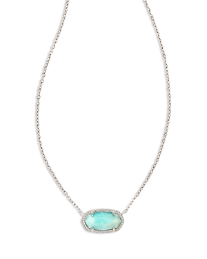 Kendra Scott Elisa Drusy Necklace, 15 In Light Blue Smithsonite