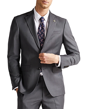 Ted Baker Slim Fit Suit Jacket In Gray