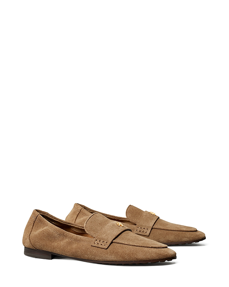 Shop Tory Burch Women's Apron Toe Loafers In River Rock