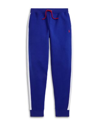 blue polo sweatpants