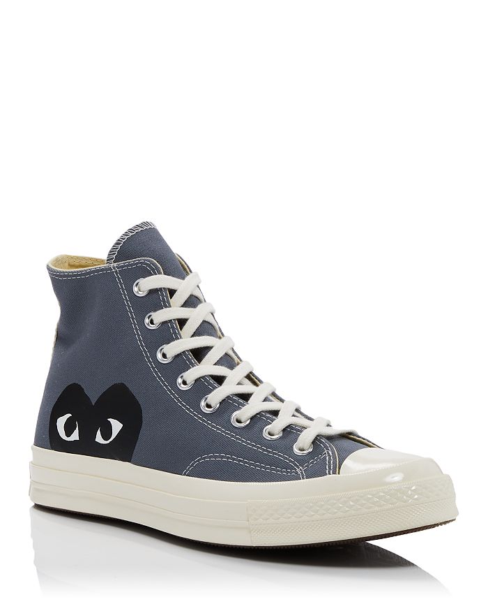 Comme Des Garcons PLAY x Converse Unisex Chuck Taylor High Top Sneakers ...