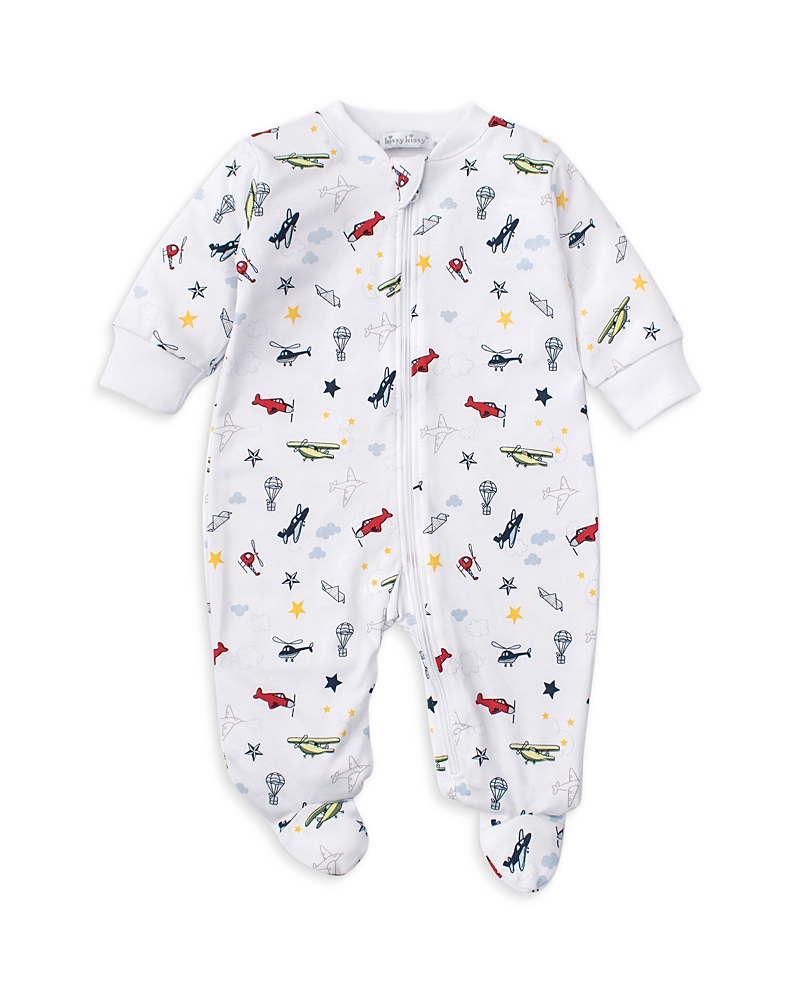 KISSY KISSY BOYS' COTTON AVIATORS PRINT FOOTIE - BABY