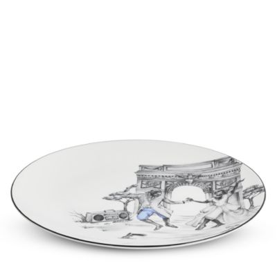 x Sheila Bridges Dancing Serving Plate