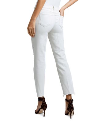 Sada High Rise Crop Slim Jeans in Macadamia 