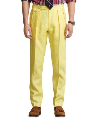 polo linen pants mens