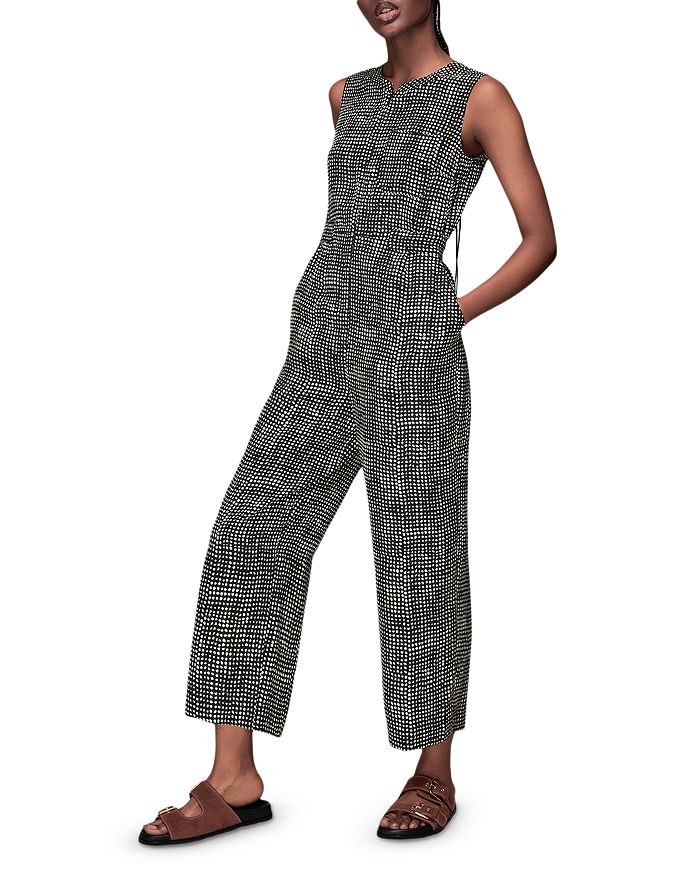 Whistles Josie Spotted Jumpsuit Bloomingdale's
