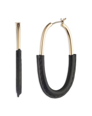 ralph lauren oval hoop earrings