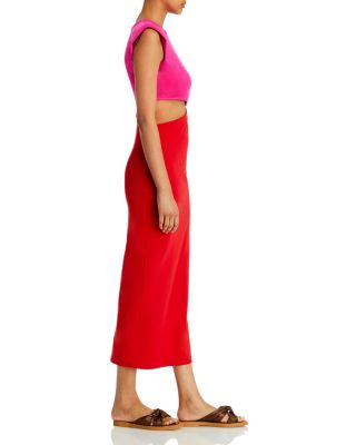 FORE Cutout Midi Dress | Bloomingdale's
