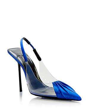 Saint Laurent Women's Chiqua Pointed Toe Slingback Pumps