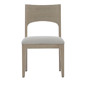 Shop Bernhardt Solaria Side Chair In Light Wood/white