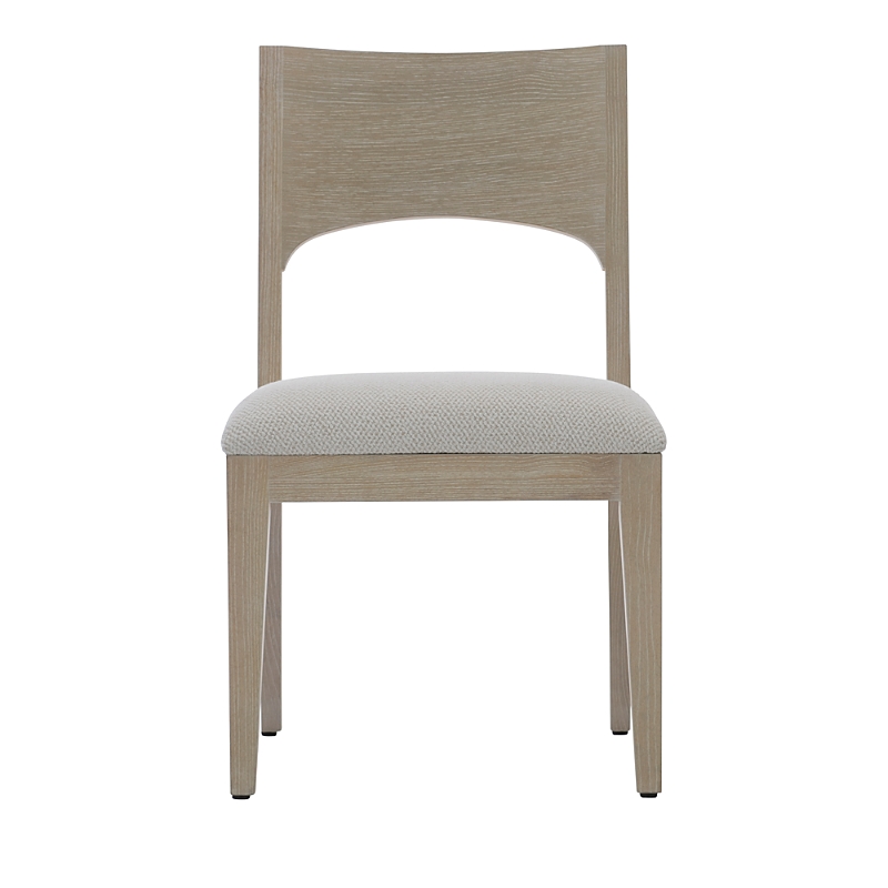 Bernhardt Solaria Side Chair In Light Wood/white