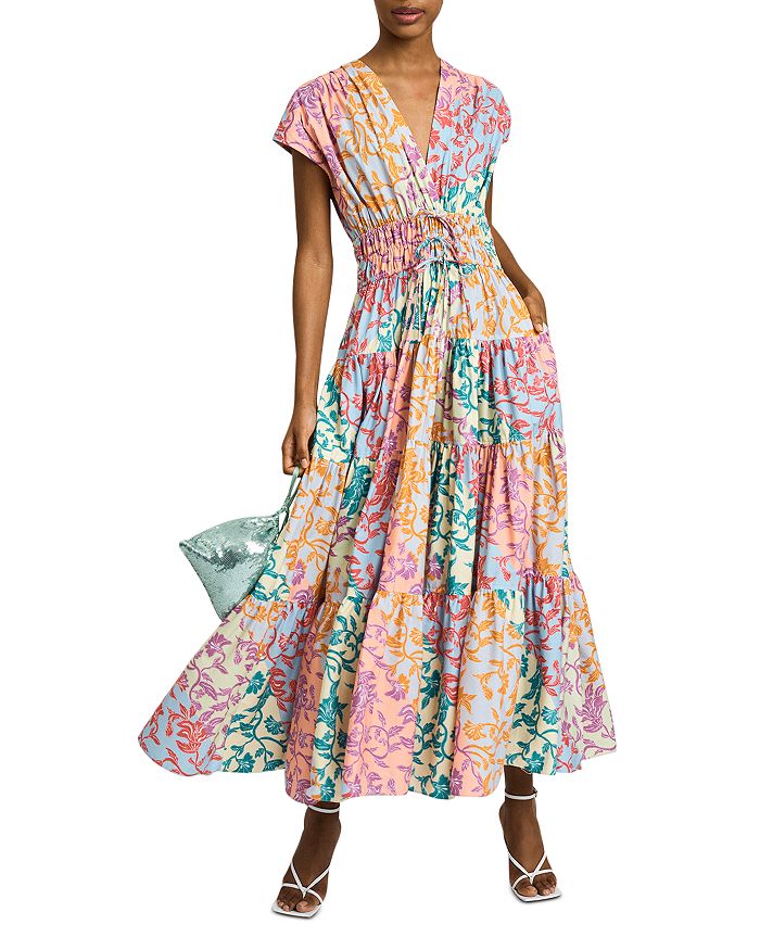 Derek Lam 10 Crosby Tora Patchwork Print Dress | Bloomingdale's