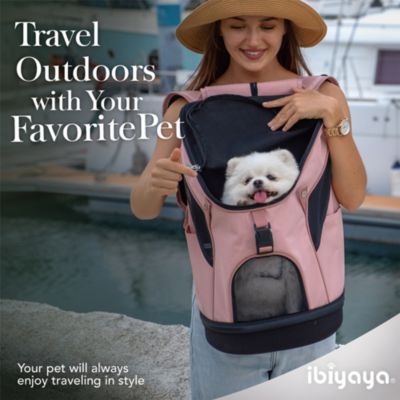 Ultralight Pro Pet Backpack Carrier, Airline-Approved Backpack for Biking and Hiking, Front-Facing Cat-Dog Travel Bag Combo