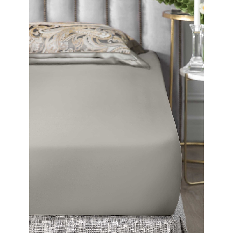 Togas House Of Textiles Lorenzo Silk Flat Sheet, King - Exclusive In Green