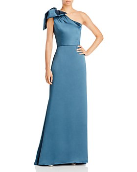 Amsale - One Shoulder A-Line Gown