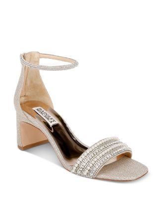 Badgley Mischka Women's Kameryn Embellished Strap Sandals | Bloomingdale's