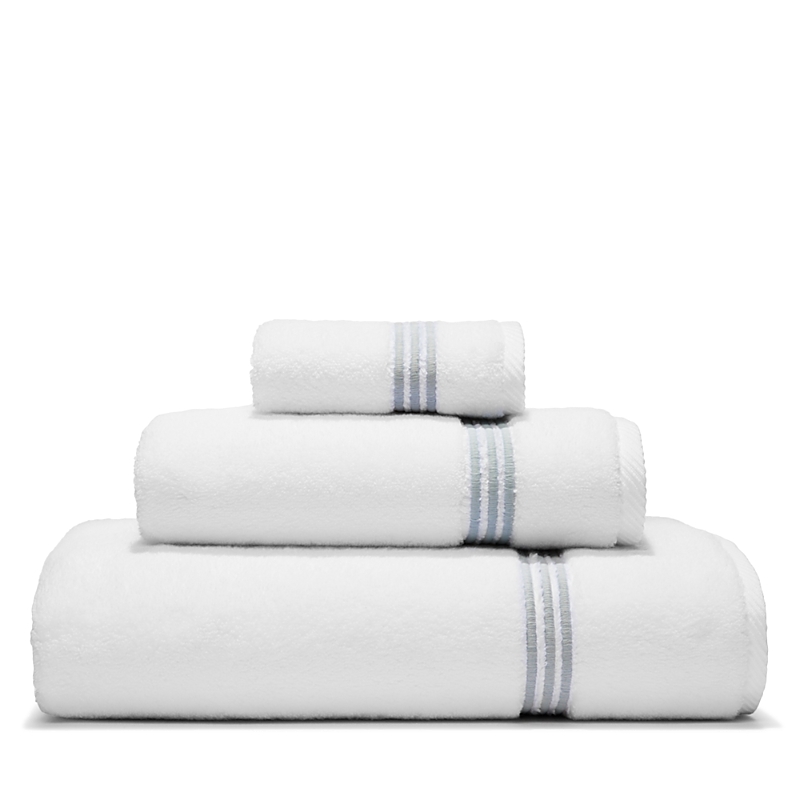 Matouk Bel Tempo Milagro Wash Cloth - Exclusive In White/silver