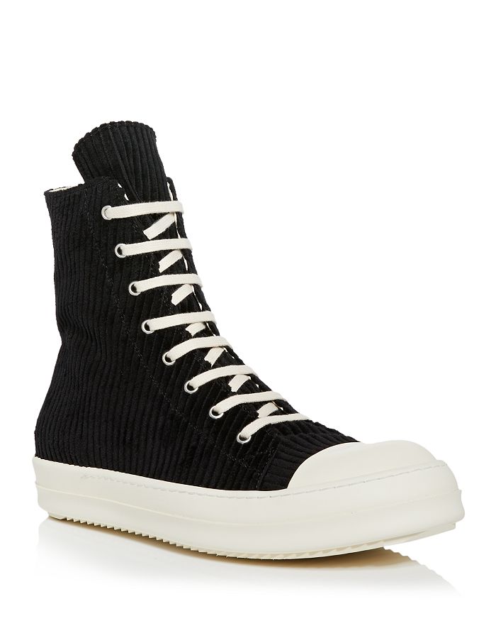 DRKSHDW Rick Owens Men's Ottoman Ribbed Lace Up Sneakers | Bloomingdale's