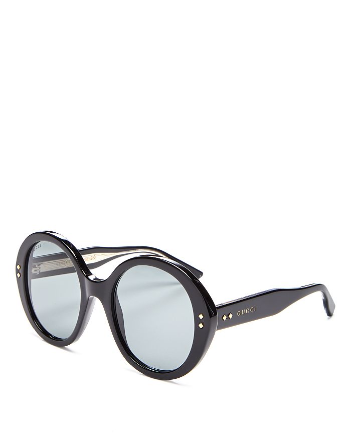Gucci 54mm best sale round sunglasses