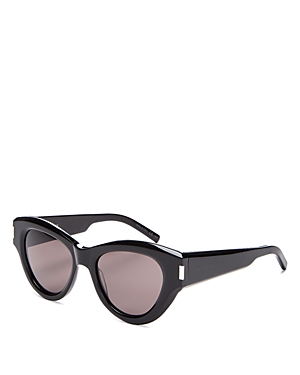 SAINT LAURENT WOMEN'S CAT EYE SUNGLASSES, 51MM