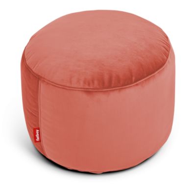 Point Velvet Pouf Ottoman