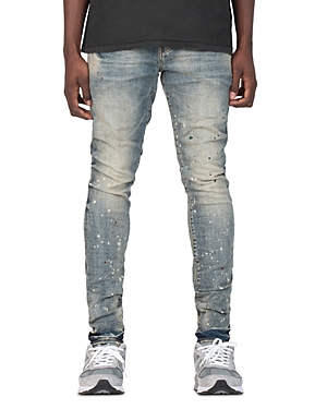 Shop Purple Brand Spotted Indigo Jeans
