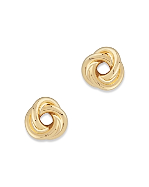 Bloomingdale's Small Love Knot Stud Earrings in 14K Yellow Gold - 100% Exclusive