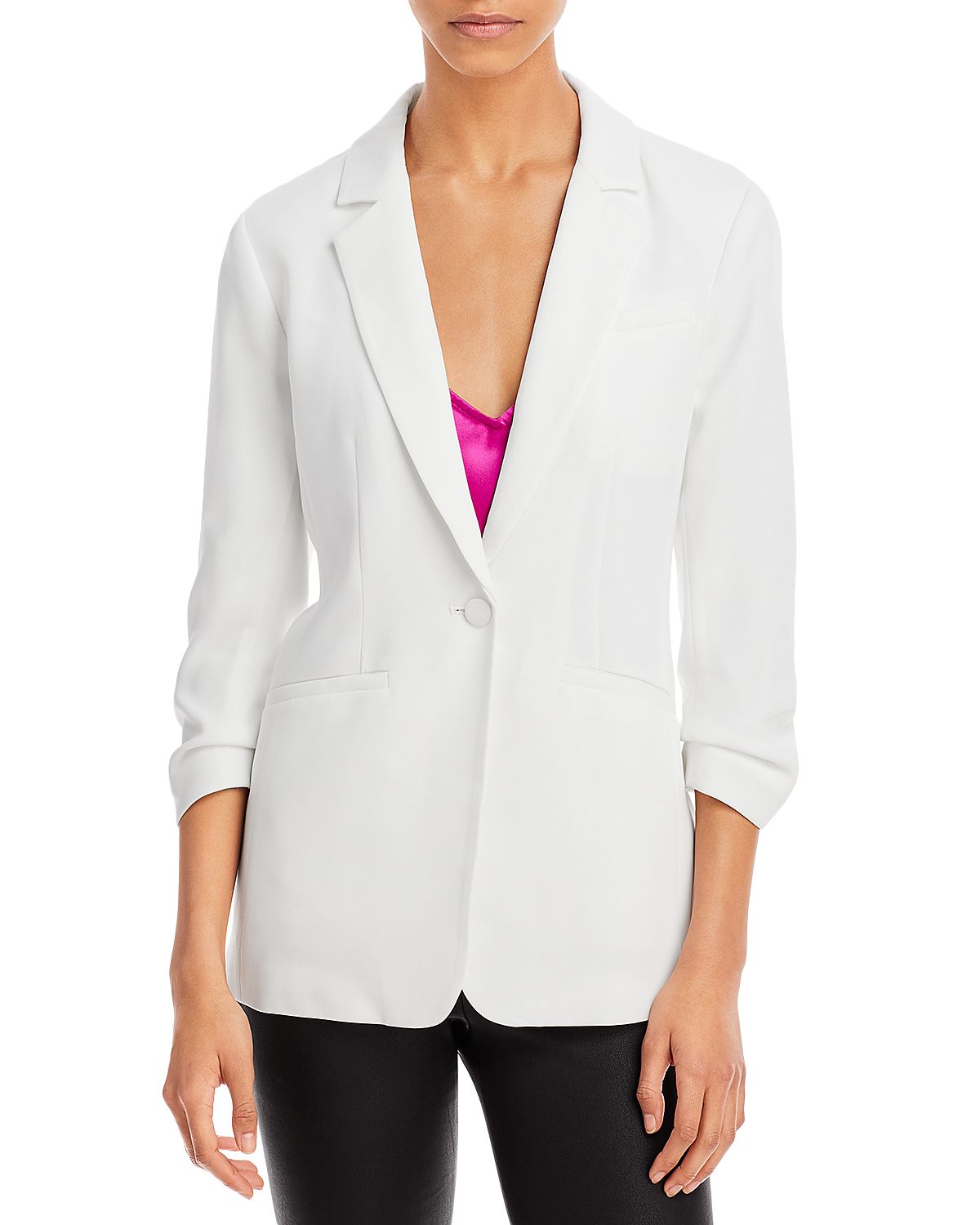 Cinq a Sept Khloe Ruched-Cuff Blazer