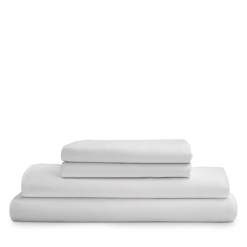 Aqua Eucalyptus Sheet Set, Queen - Exclusive In Snow White
