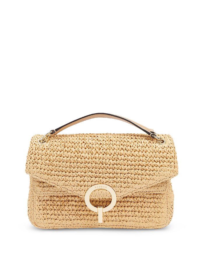 Sandro Yza Straw Handbag | Bloomingdale's