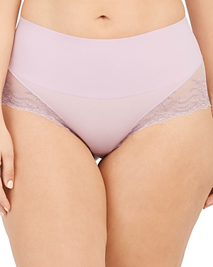 Spanx Undie-tectable Lace Hi-hipster Panty In Luxe Lilac