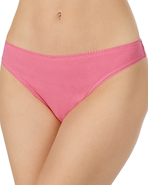 On Gossamer Cabana Cotton Blend Stretch Hip G-string In Azalea Pink