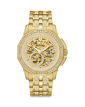 Bulova Modern Millennia Watch, 41mm In Gold
