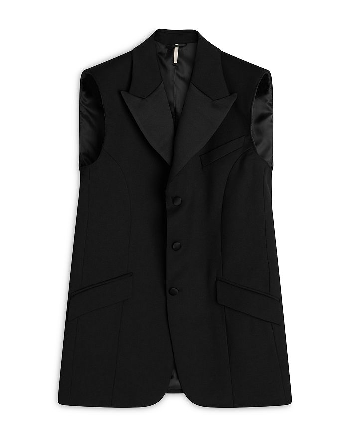 Tuxedo Vest Bloomingdales Women Clothing Jackets Waistcoats 