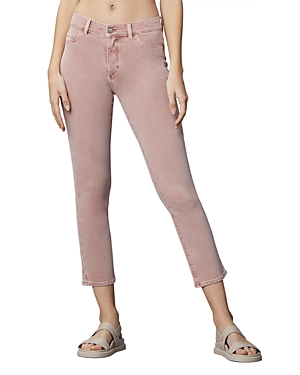DL1961 Mara Mid Rise Straight Jeans in Blush