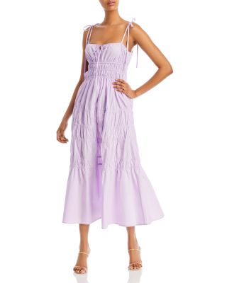 pastel purple summer dress