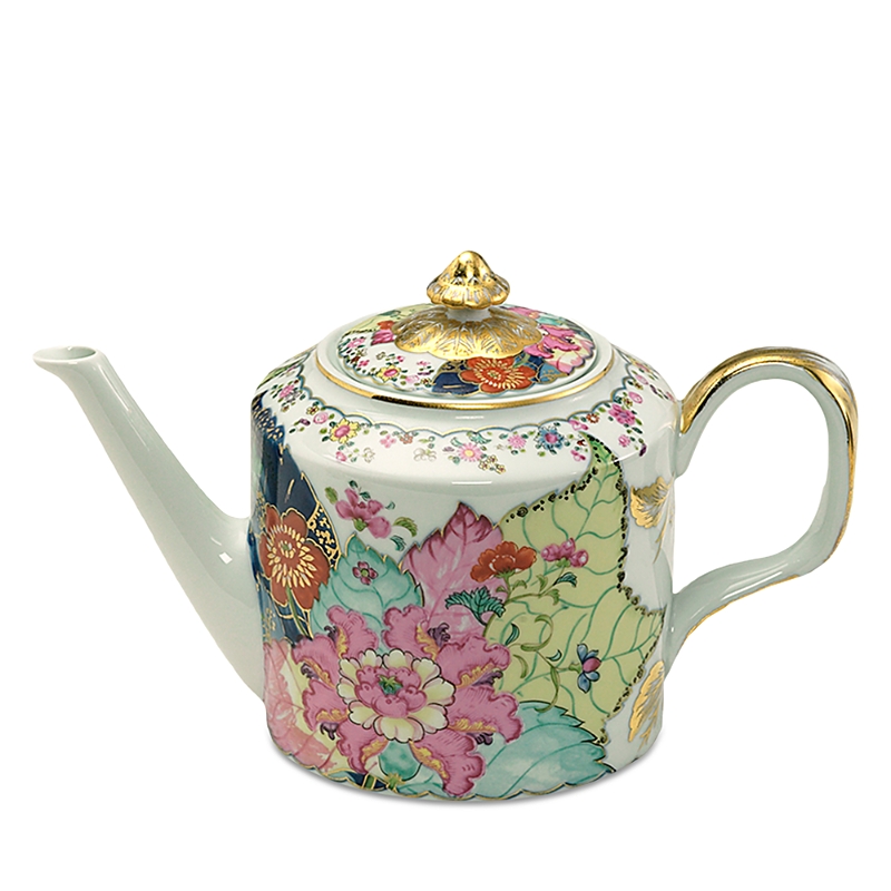 Mottahedeh Tobacco Leaf Teapot In Multi
