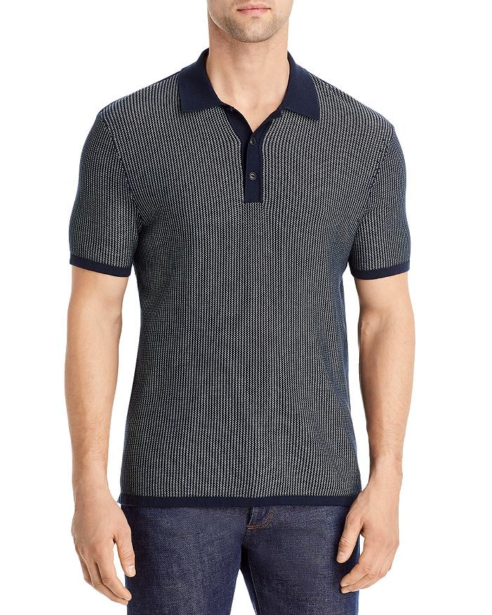 rag & bone Harvey Knit Polo Shirt Bloomingdale's