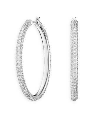 Swarovski - Stone Hoop Earrings