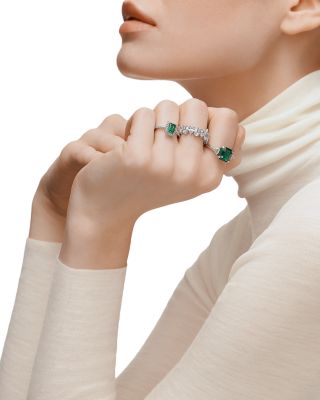 Matrix Pear Shape Crystal Band Ring