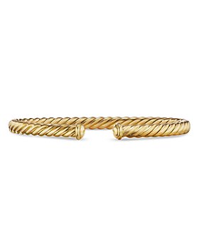 David Yurman - 18K Yellow Gold Cablespira® Cuff Bracelet
